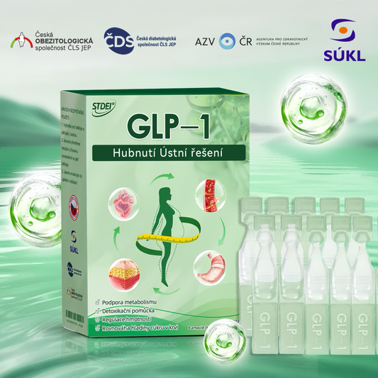 🌿 Oficiální obchod ČR | STDEI® GLP-1 8-v-1 Fit & Vital Řešení (Jednou denně, viditelné změny za 7 dní) ✅ Obezita, kardiovaskulární zdraví, cukrovka, spánková apnoe, zdraví střev, problémy se klouby a dalš